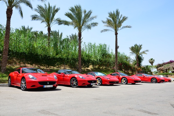 Ferrari Lebanon Gathering at Edde Sands